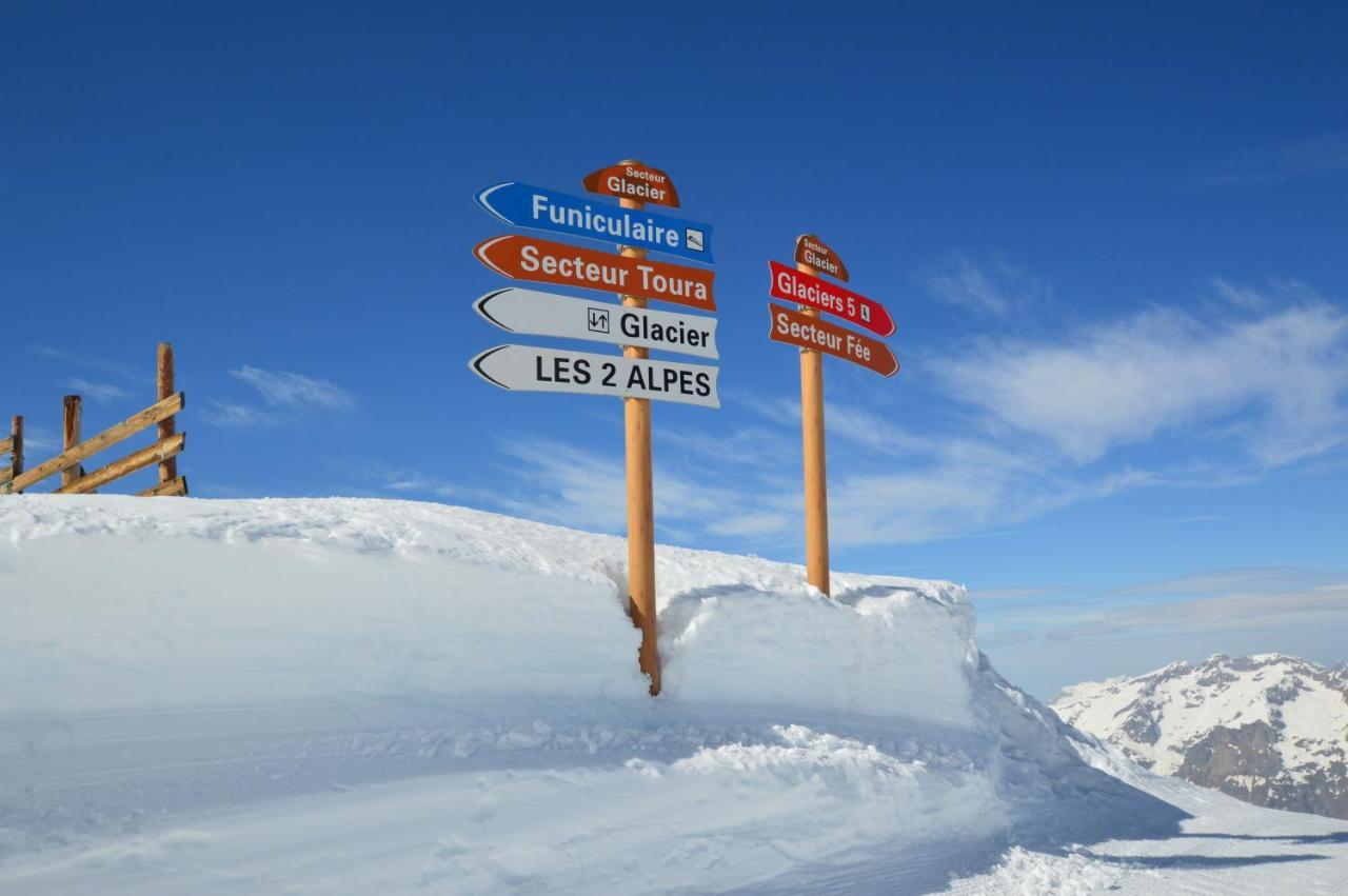 Hôtel Serre Palas Les Deux Alpes Exterior foto